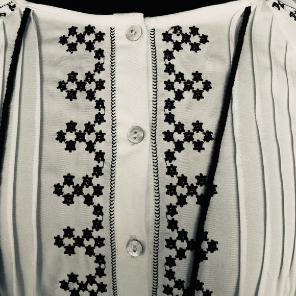 ZARA EMBROIDERED TUNIC DRESS BOHO GYPSET M - Picture 2 of 4